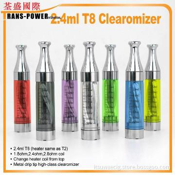 2013 USA hottest  1.8/2.4/2.8ohms tank atomizer Itsuwa T8